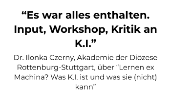 Zitate von Teilnehmenden des Bildungswerks